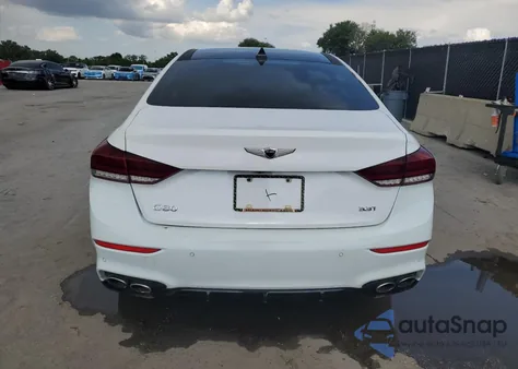 2018 Genesis G80 Sport из США, поврежденный, VIN KMHGN4JB7JU243284